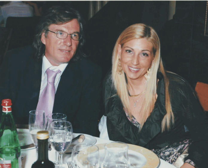 La coppia Miatello, Patrizio con Donatella