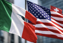 Tra alleanza e sovranità incrinate dagli USA e scivoloni istituzionali con la Svizzera: la confusione internazionale del governo italiano Governo italiano in confusione tra USA e Svizzera lacera la bandiera