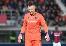 Skorupski espulso tra le proteste: cos’è successo in Genoa-Bologna