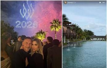 Totti e Noemi Bocchi, capodanno a Dubai. Poi mare (e padel) in Malesia