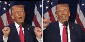 Trump e l’imitazione dell’atleta transgender: “Mia moglie non vuole”