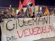 Vicenza, ieri sera la protesta davanti alla Caserma Ederle: “Giù le mani dal Venezuela” manifestazione Venezuela Vicenza