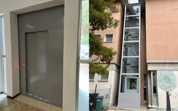 ascensore scuola rodari vicenza