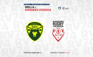 Rugby, Serie A Elite: Rangers Vicenza a Biella per ripartire vincendo. Con i piemontesi, ancora a digiuno di vittorie, serve concentrazione rugby rangers vicenza