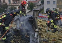 San Vito di Leguzzano, incendio sul tetto di un’abitazione: intervento dei Vigili del Fuoco incendio tetto San Vito di Leguzzano