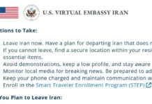 ‘Abbandonate l’Iran’. Il messaggio dell’ambasciata Usa, attacco imminente? iran