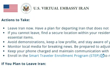 ‘Abbandonate l’Iran’. Il messaggio dell’ambasciata Usa, attacco imminente? iran
