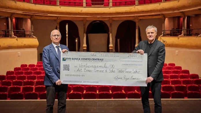teatro civico di schio sipario art bonus