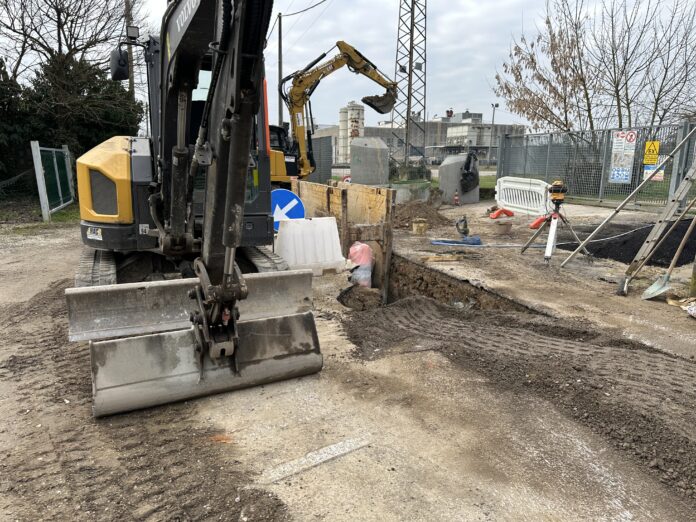 viacqua lavori in viale cricoli