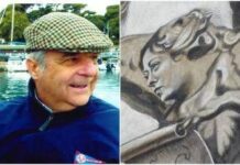 Angelo con volto Meloni, la versione di Antonio d’Amelio: è l’uomo che ha finanziato il primo restauro