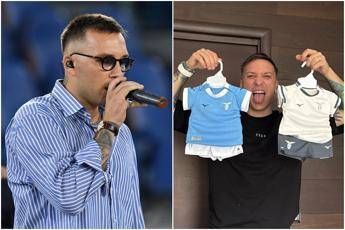 Briga, primi regali per la figlia? Due maglie della Lazio