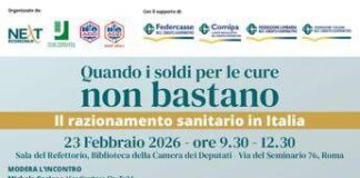 Cure sempre meno universali, 23 febbraio primo rapporto su razionamento implicito