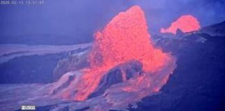 Erutta vulcano Kilauea: fontane di lava alte fino a 250 metri