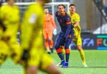 Esposito segna, avversari protestano: c’era fallo di mano in Bodo-Inter?