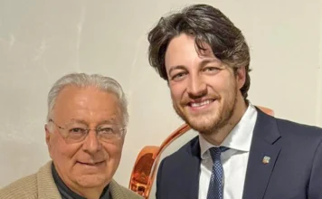 Federico Faggin torna a vivere in Veneto: l’incontro con Alberto Stefani Federico Faggin Alberto Stefani