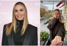 Ilary Blasi si sposa, l’annuncio di matrimonio con fidanzato Muller (e l’anello)