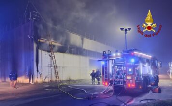 Lonigo, principio di incendio in un’azienda di autocisterne ad Almisano: l’intervento dei Vigili del Fuoco Incendio Lonigo