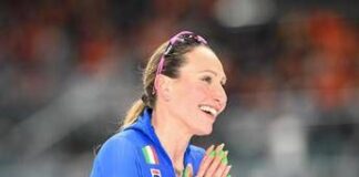 Lollobrigida, oro bis nel pattinaggio velocità: trionfo nei 5000