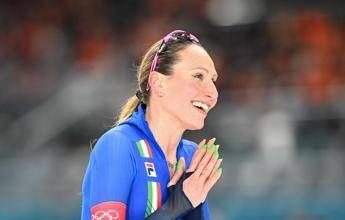 Lollobrigida, oro bis nel pattinaggio velocità: trionfo nei 5000