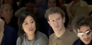 Mark Zuckerberg con la moglie alla sfilata di Prada a Milano, prove di accordo su occhiali Ai