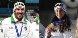 Milano Cortina, Ghiotto e Vittozzi portabandiera nella cerimonia di chiusura: chi sono i due olimpionici azzurri
