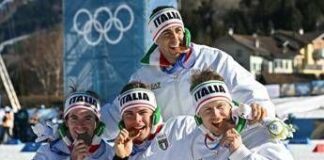 Milano-Cortina, Italia bronzo nella staffetta sci fondo uomini