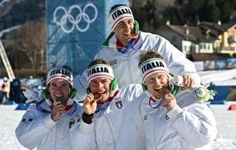 Milano-Cortina, Italia bronzo nella staffetta sci fondo uomini