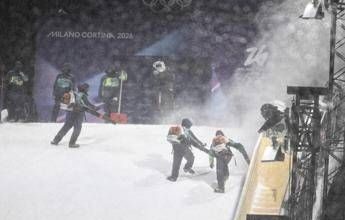Milano Cortina, finale big air sci freestyle posticipata per tempesta di neve a Livigno