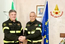 Vigili del Fuoco, cambio al vertice: Mirko Mattiacci è il nuovo Comandante di Vicenza Mirko Mattiacci e Giuseppe Costa