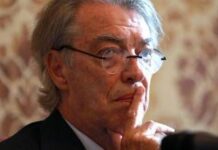 Moratti: “Bastoni ha commesso simulazione ‘entusiasta’. La Juve fa la vittima”