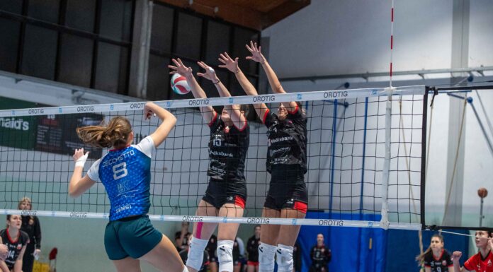 Volksbank Vicenza Volley, cuore e carattere: vittoria al tie break contro Peschiera Muro Volksbank Vicenza Volley a Ponti sul Mincio (Foto Roberto Muliere)