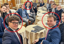 Schio, maggioranza: due pesi, due misure e nessuna linea politica. Consiglieri civici da scandalo se “cenano” con FdI ma non con FI Nicola Ziggiotti (Noi cittadini, lista di Schio) con Maltauro e Tosi per festa Forza Italia