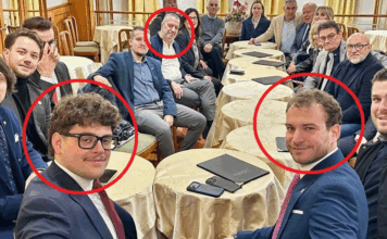Schio, maggioranza: due pesi, due misure e nessuna linea politica. Consiglieri civici da scandalo se “cenano” con FdI ma non con FI Nicola Ziggiotti (Noi cittadini, lista di Schio) con Maltauro e Tosi per festa Forza Italia