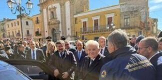 Niscemi, Mattarella sorvola area frana: la visita a sorpresa del capo dello Stato
