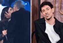 Paolo Bonolis bacia Giorgia a Taratata, la reazione di Emanuel Lo