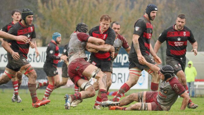 Rangers Rugby Vicenza, un'azione col Valorugby Emilia
