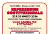 Referendum costituzionale 22/23 marzo 2026 – SPI Cgil Vicenza: Manca la corretta informazione – Quali sono le conseguenze per i cittadini? Referendum costituzionale: incontri SPI Cgil Vicenza