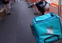 Rider, pm Milano dispone controllo giudiziario per Deliveroo Italy