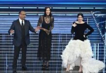 Sanremo, Irina Shayk illumina l’Ariston: “Carlo sono qui per te”