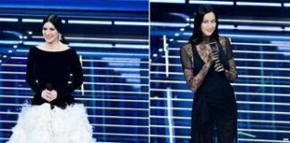 Sanremo, Pausini cigno nero e Irina odalisca: le pagelle ai look della terza serata