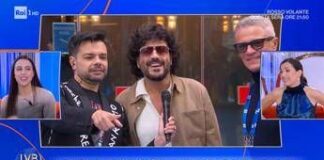 Sanremo, Renga e il siparietto con la figlia Jolanda: “Le prove? Non sono andate benissimo…”