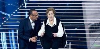 Sanremo, la 105enne Gianna Pratesi sul palco per un omaggio alla Repubblica