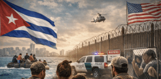 Migrazione cubana in USA tra crisi economica e politiche statunitensi: il punto della poetessa e scrittrice italo cubana Yuleisy Cruz Lezcano Migrazione cubana in USA (immagine generata dalla redazione di ViPiu.it col supporto dell'AI)