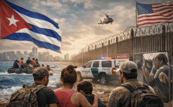 Migrazione cubana in USA tra crisi economica e politiche statunitensi: il punto della poetessa e scrittrice italo cubana Yuleisy Cruz Lezcano Migrazione cubana in USA (immagine generata dalla redazione di ViPiu.it col supporto dell'AI)