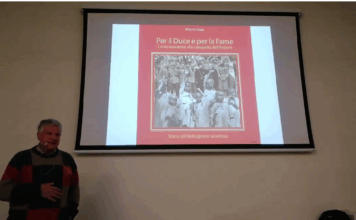 Per il duce e per la fame, la storia del Battaglione Vicentino nella guerra d’Etiopia raccontata da Alberto Cogo alla Scuola del lunedì scuola del lunedì, alberto cogo