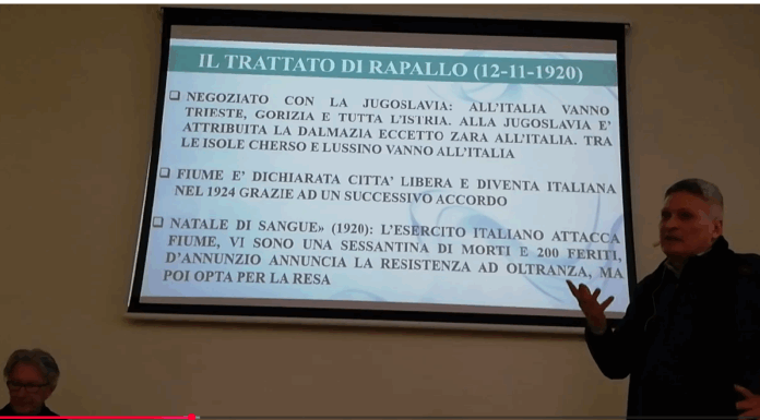 Alla vigilia del giorno del Ricordo, la Scuola del Lunedì affida a Luigi Poletto il racconto delle foibe e delle vicende del confine orientale Luigi Poletto alla scuola del lunedì