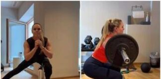 Squat, salti e pesi: Vonn si allena (nonostante infortunio) per Milano Cortina