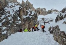Valanga in Val di Fassa, morto il giovane travolto ieri pomeriggio