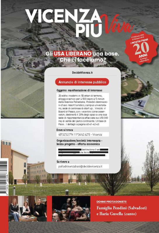 VicenzaPiù Viva n. 305 , febbraio 2026 copertina