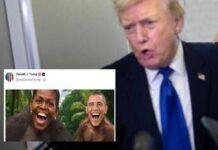 Video razzista con gli Obama, Trump condanna ma non si scusa: “Non l’avevo visto”